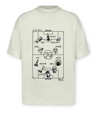 Camiseta Falso 9 Oversized Campo